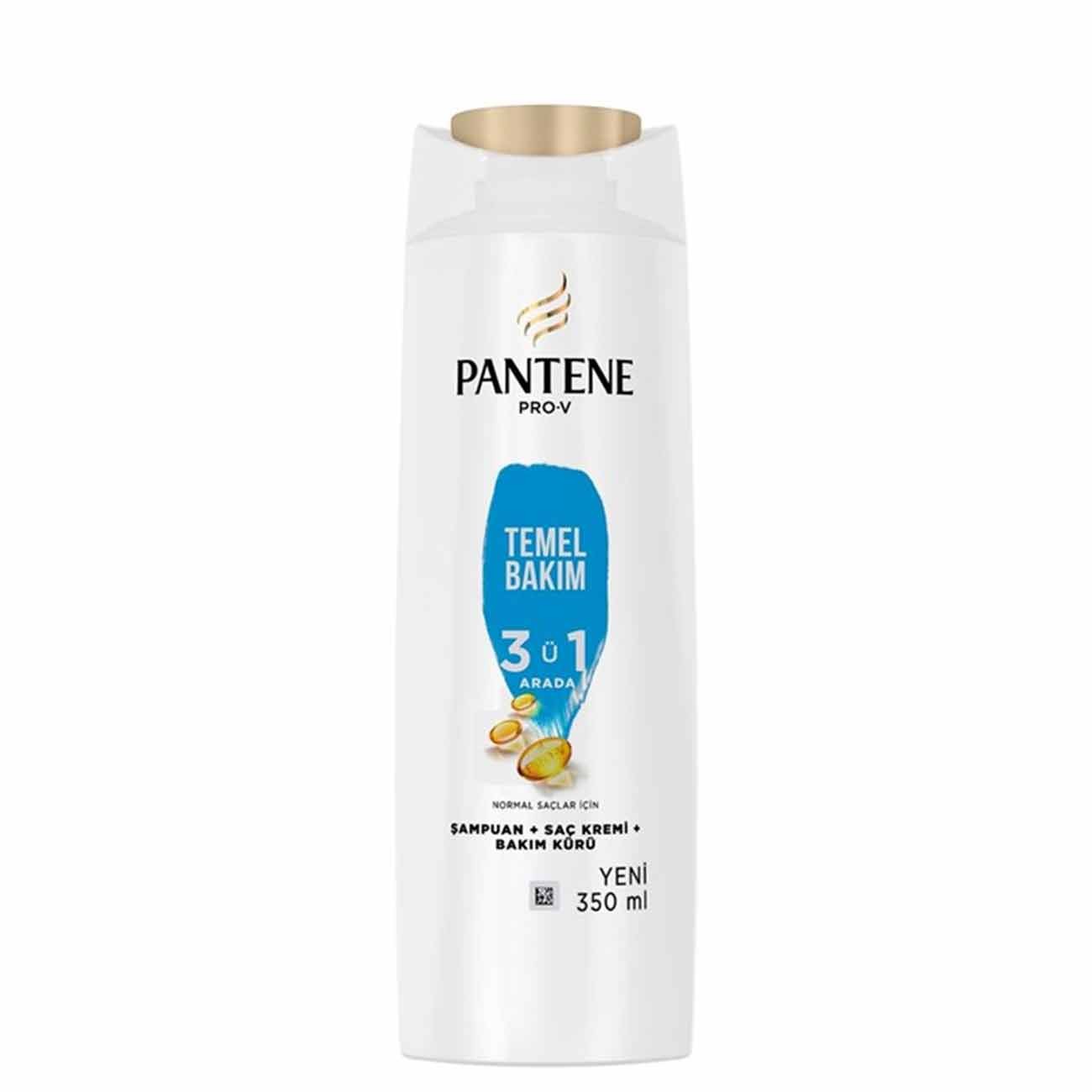 Pantene Temel Bakım 3 In 1 Şampuan 350Ml