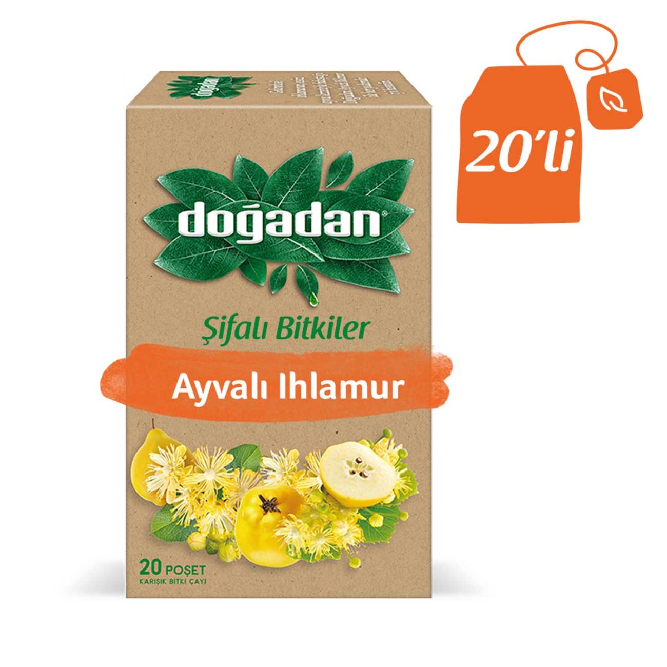 Doğadan Ayvalı Ihlamur Çayı 20 Li