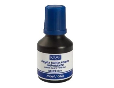 Kraf 445G Beyaz Tahta Kalemi Mürekkebi 30 ml Mavi