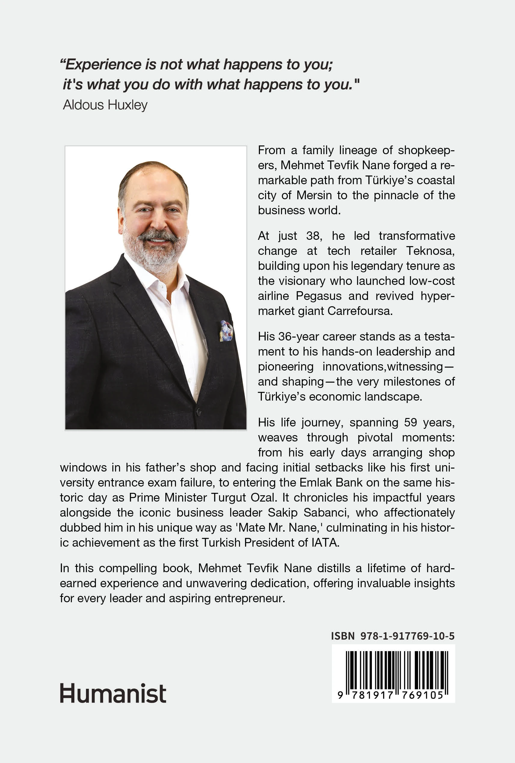 Words I Owe - A Life Journey Full of Ups and Downs, Dedicated to Creating Value - Mehmet Tevfik Nane