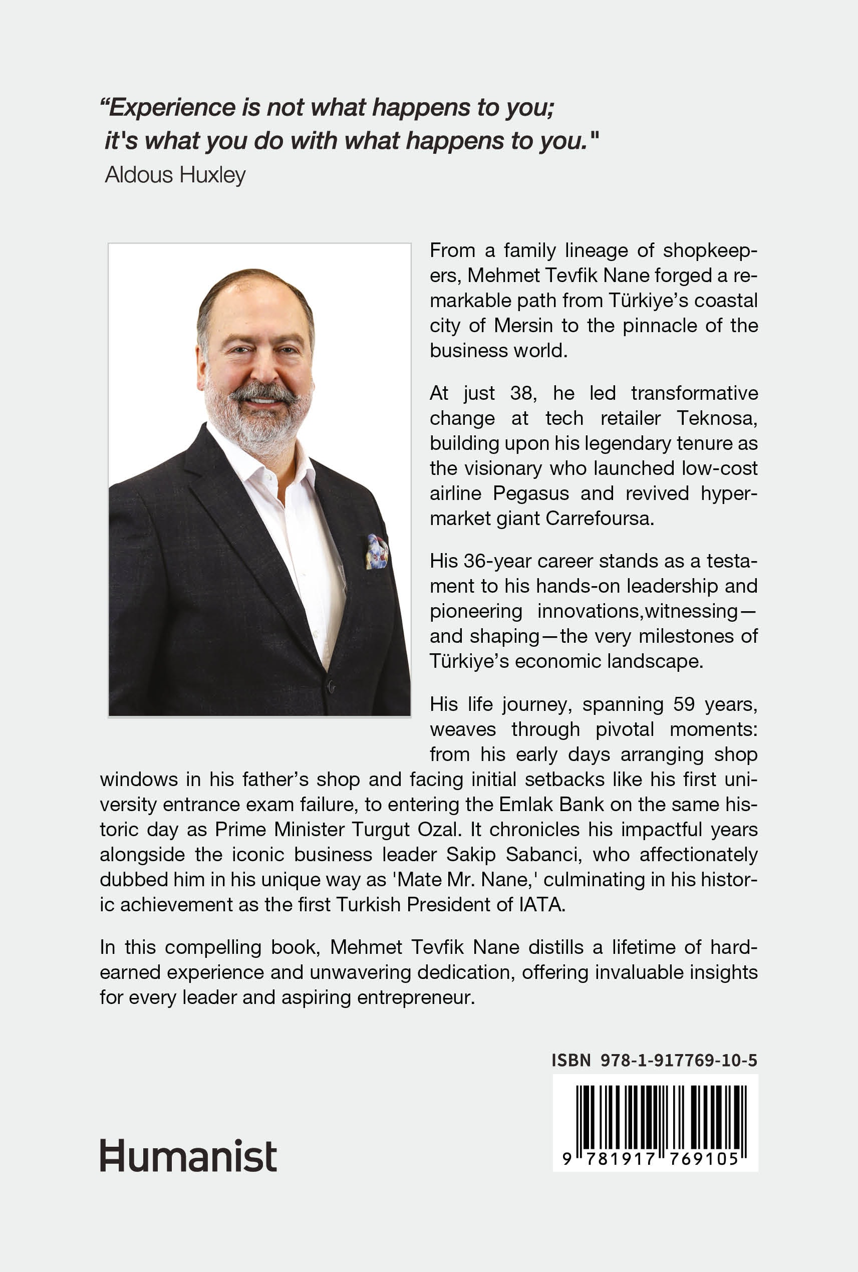 Words I Owe - A Life Journey Full of Ups and Downs, Dedicated to Creating Value - Mehmet Tevfik Nane