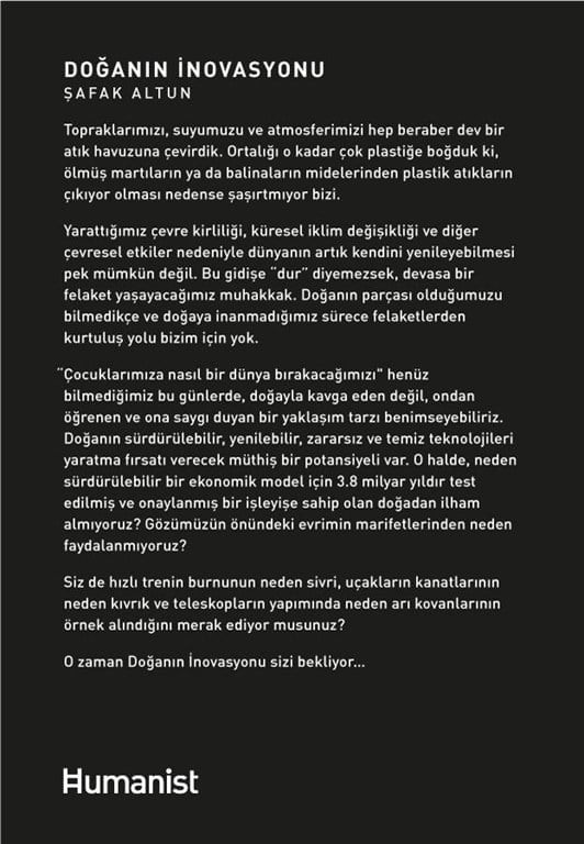 Doğanın İnovasyonu - Şafak Altun