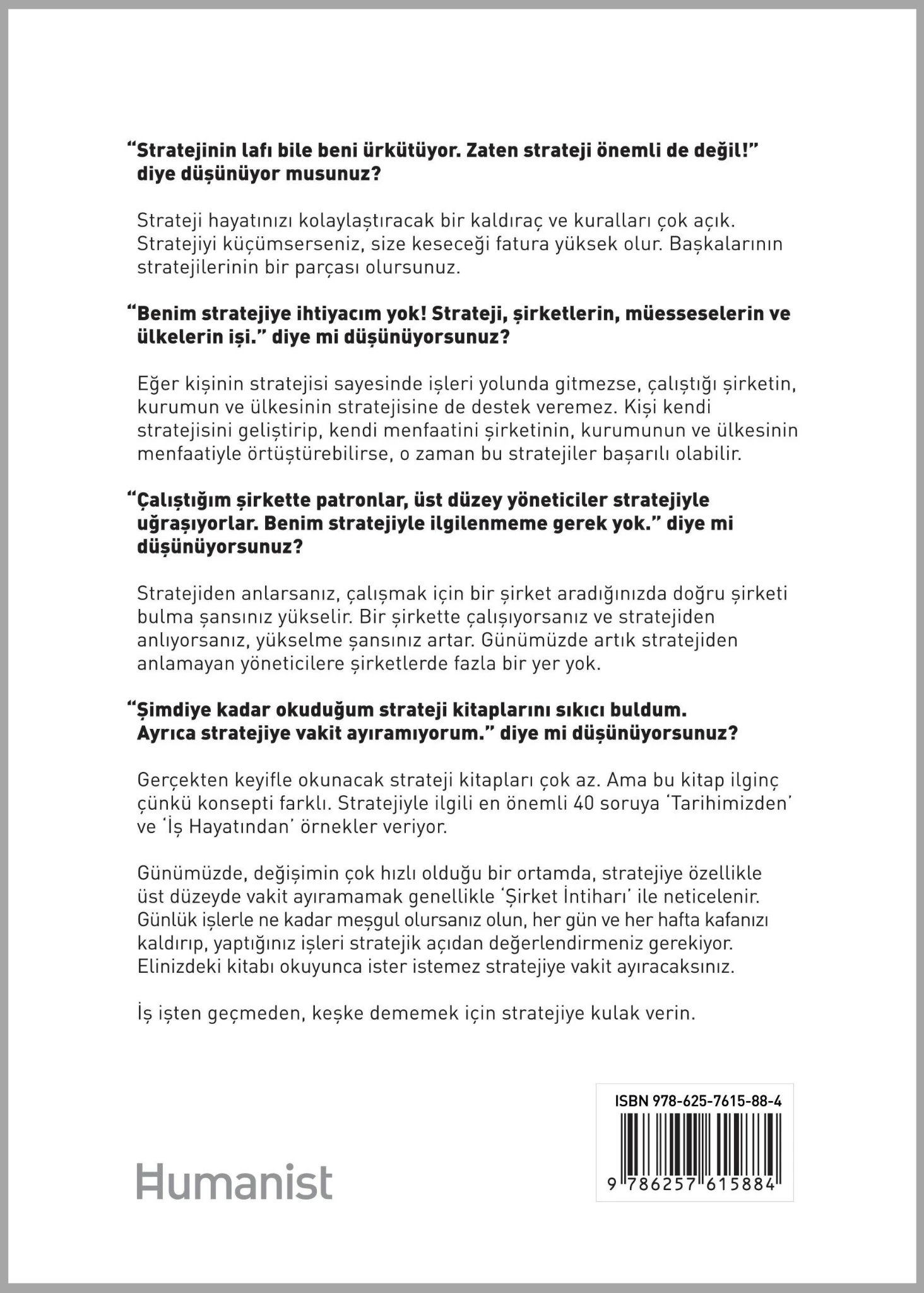 Keşke Dememek İçin Strateji - Adnan Nur Baykal