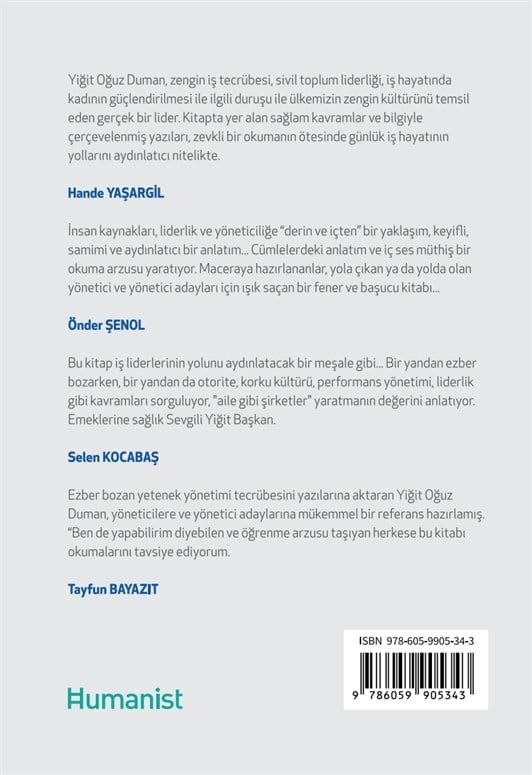 Yeni İnsan Yeni Lider - Dijital Dünyada İnsana Dokunabilmek - Yiğit Oğuz Duman