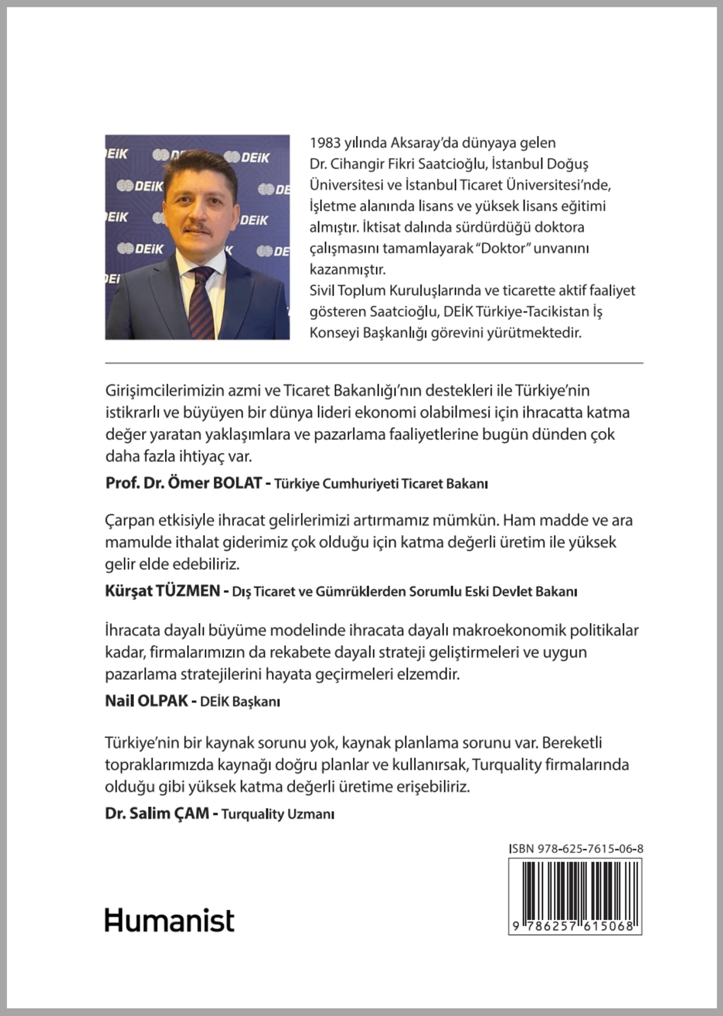 Küresel Pazarda Rekabet - Pazarlama Stratejisi ile İhracatta Başarı - Cihangir Fikri Saatcioğlu