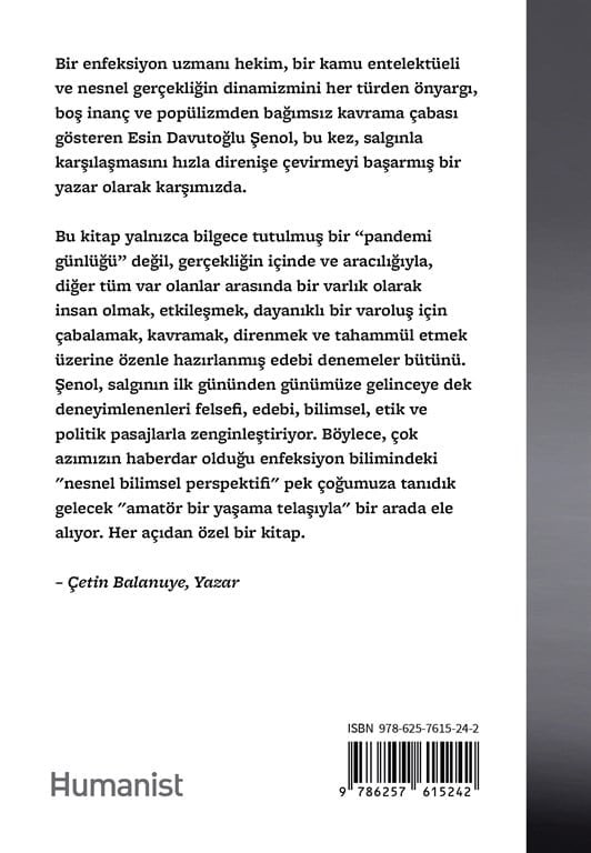 Salgının Seyir Defteri Bir Enfeksiyon Hekiminin Salgın Günlüğü - Prof. Dr. Esin Şenol