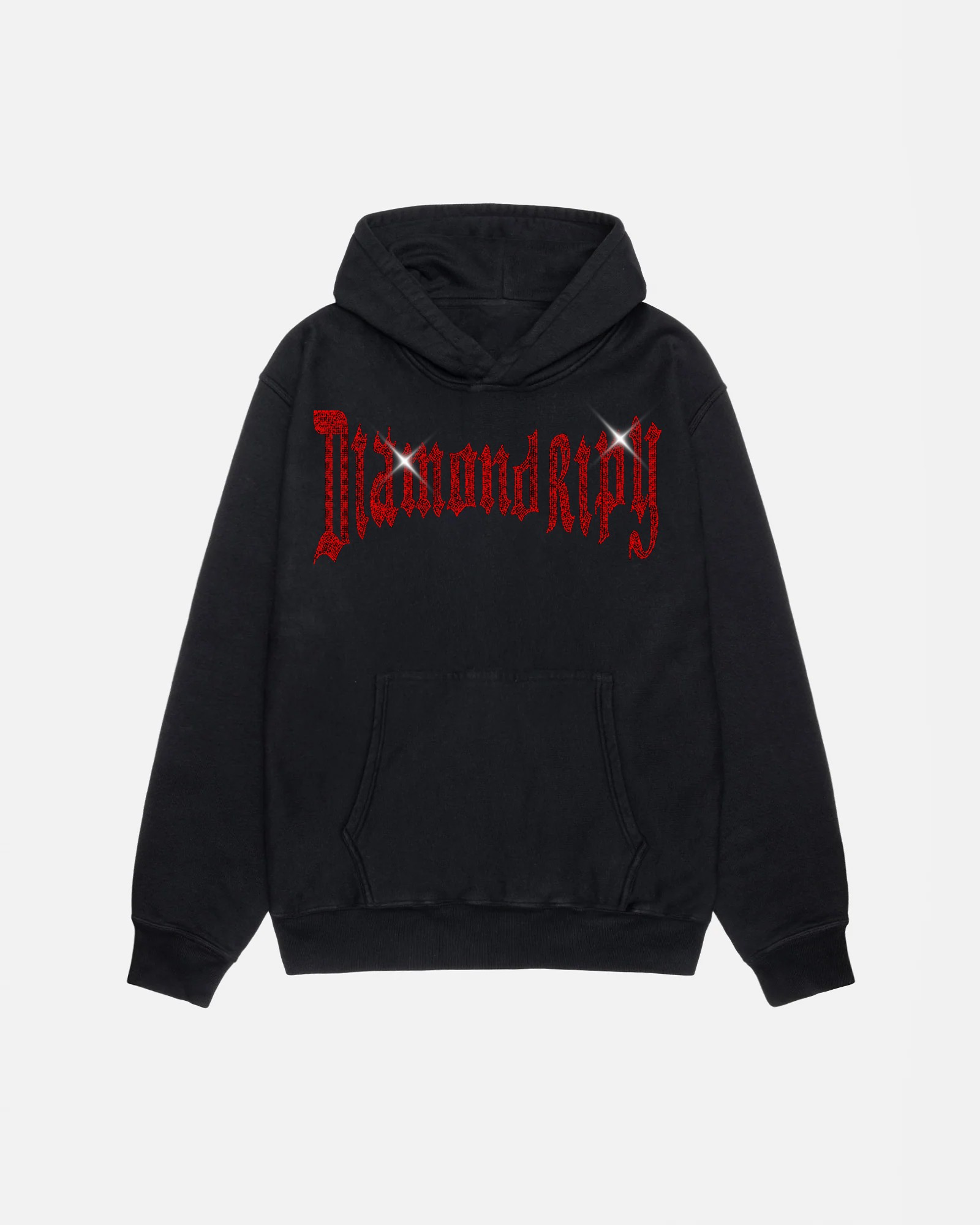 DiamondRipy RED Rhinestone Sweatshirt