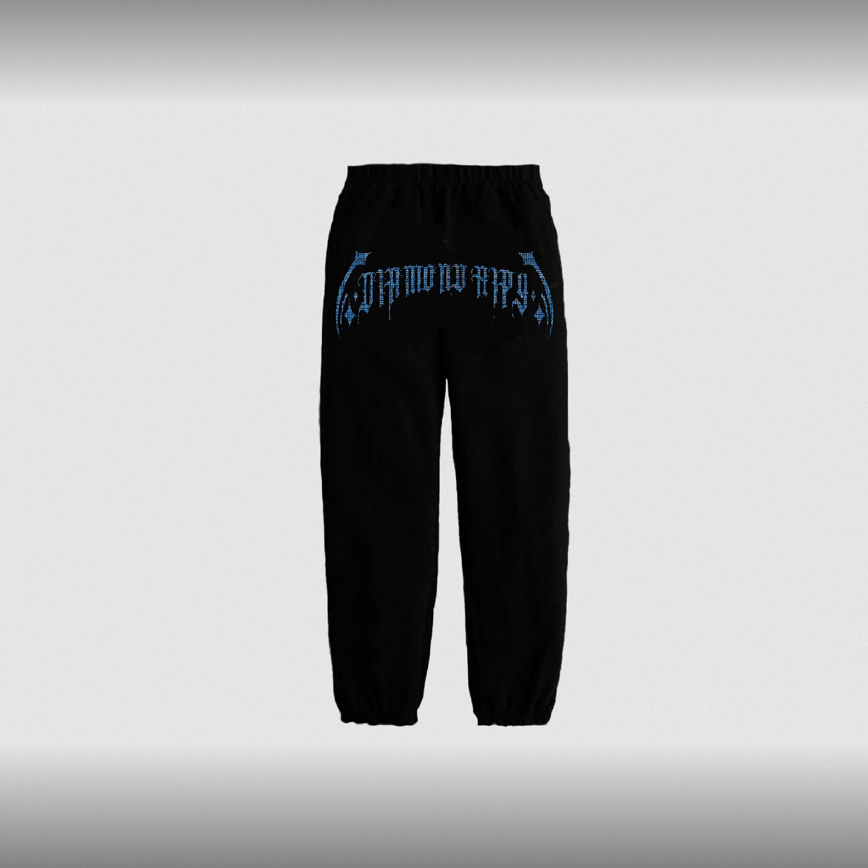 DiamondRipy BLUE Rhinestone Sweatpant