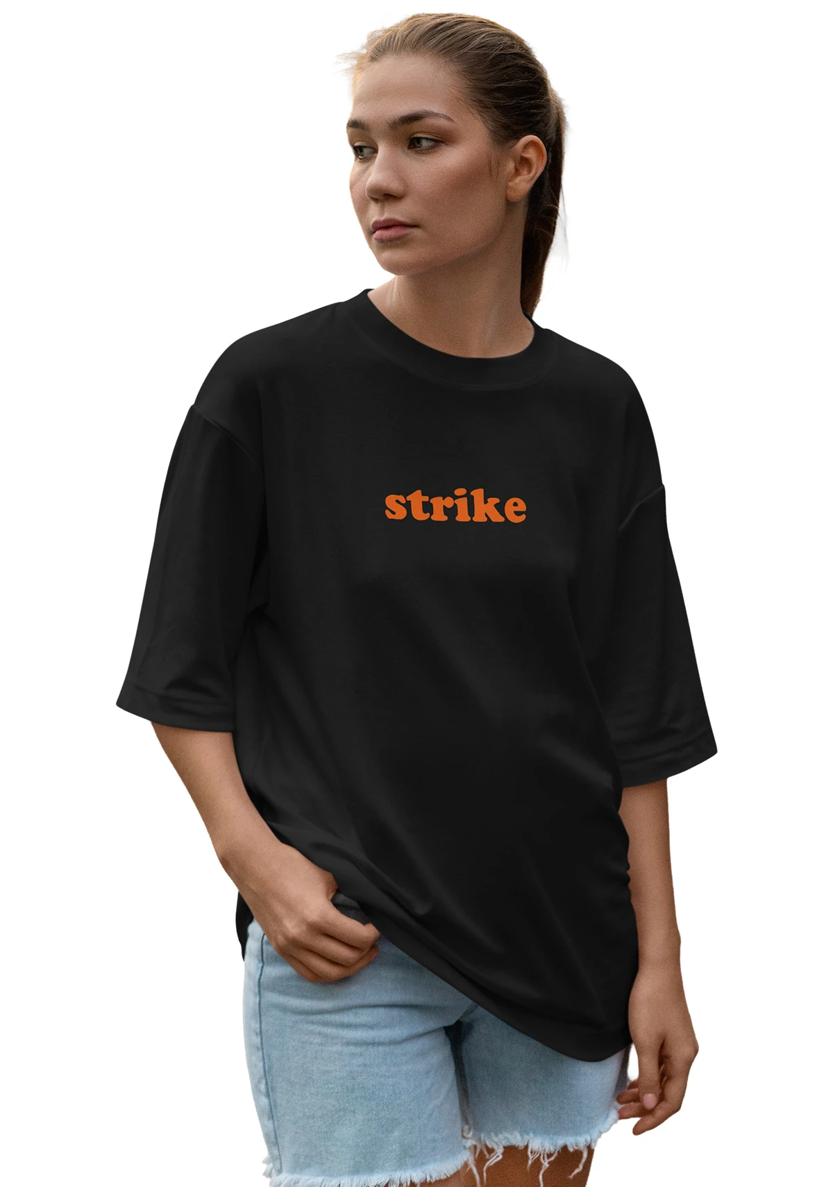 Humo “Strike Octo” Oversize Tişört (%100 Pamuk, Unisex)