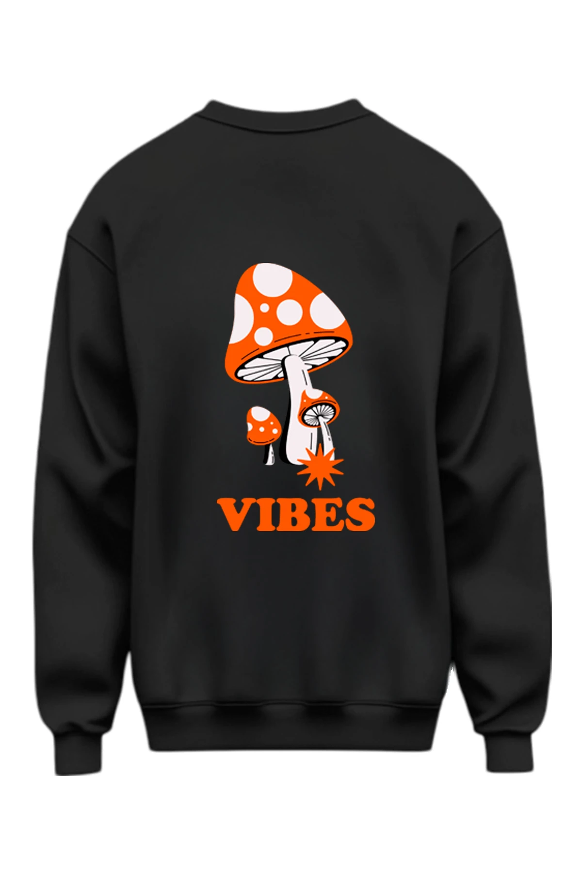 Humo “Good Vibes” Oversize Sweatshirt (%100 Pamuk, Unisex)