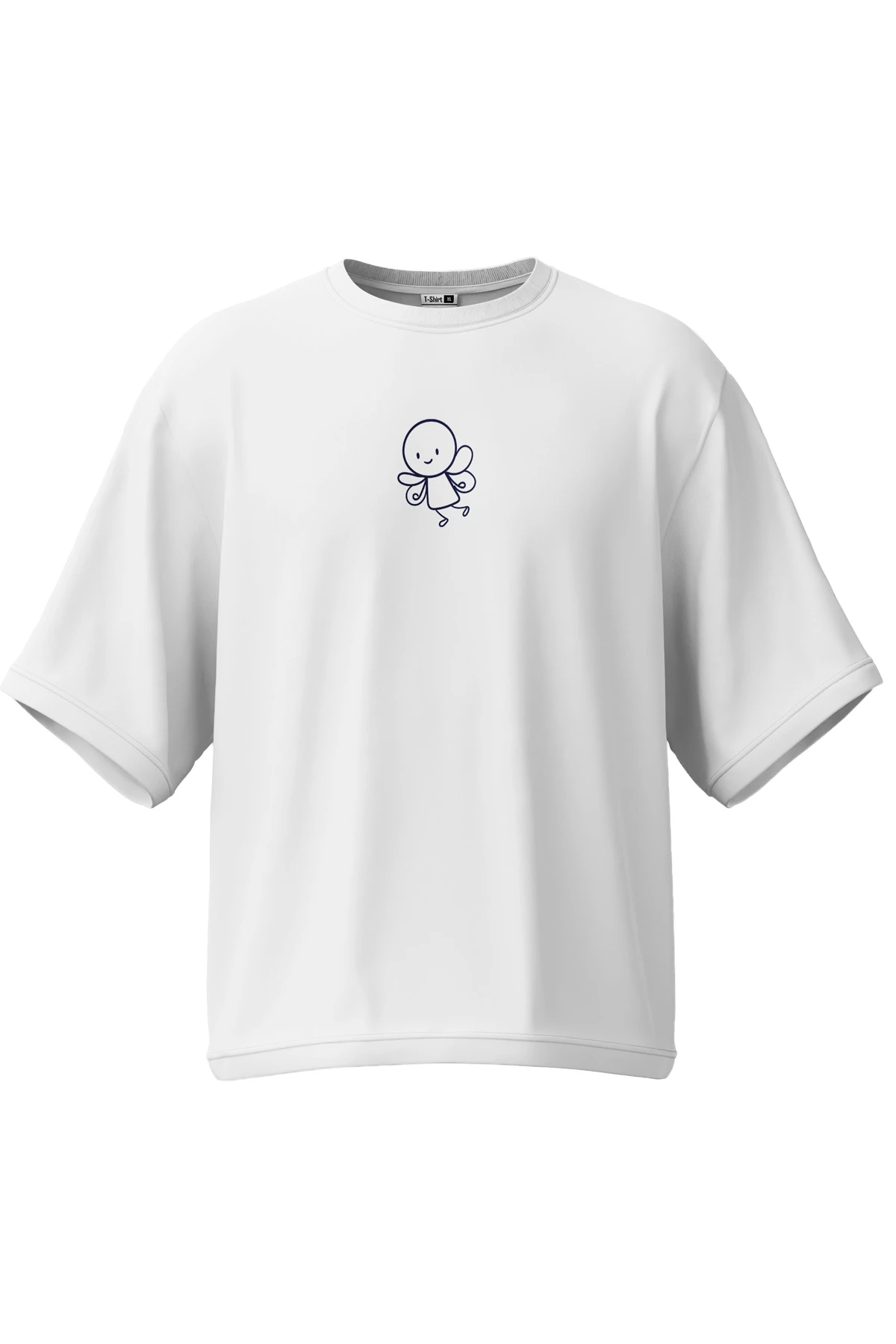 Lumo “Simple Fairy” Oversize Tişört (%100 Pamuk, Unisex)