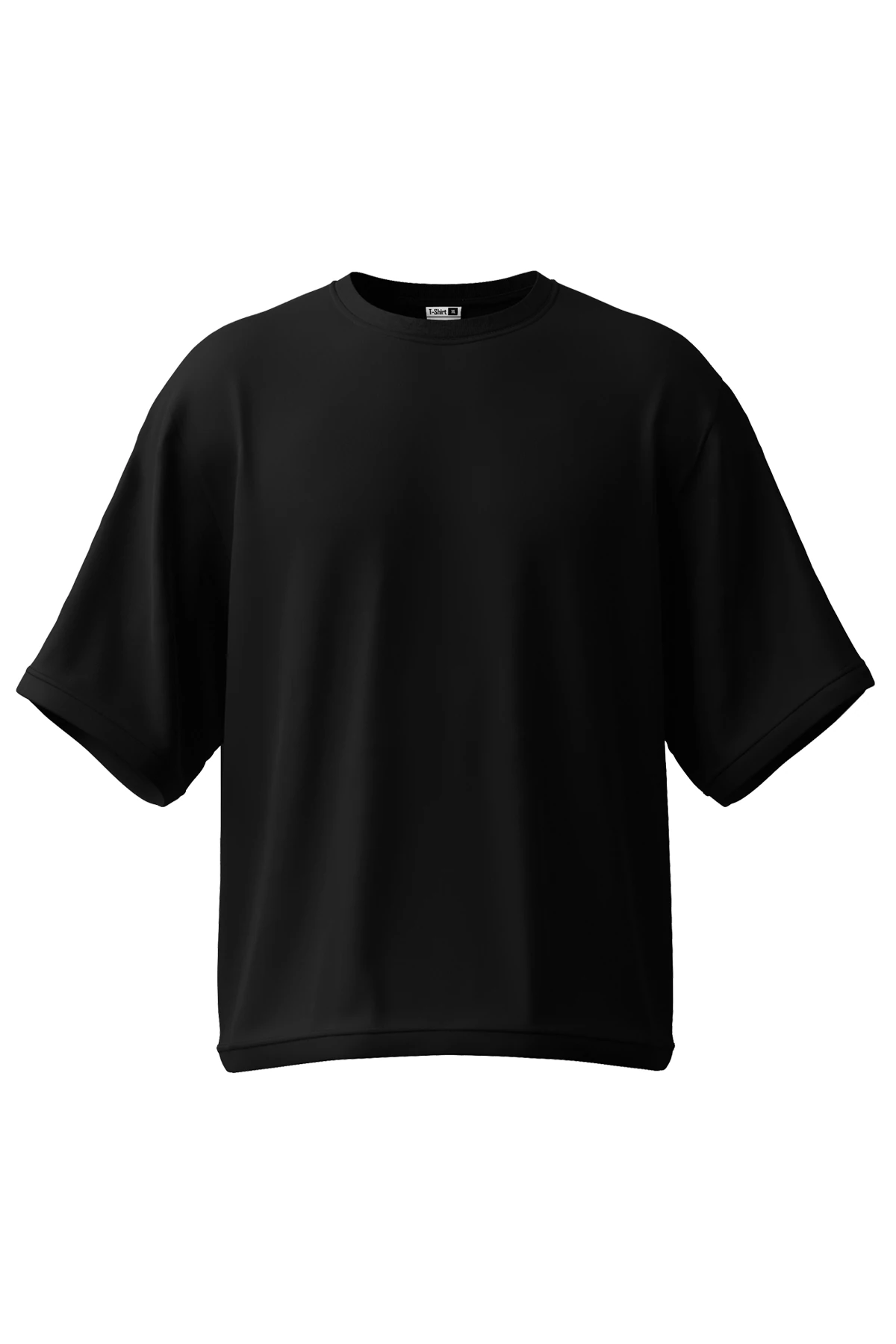 Basic Oversize Tişört | Simple Black