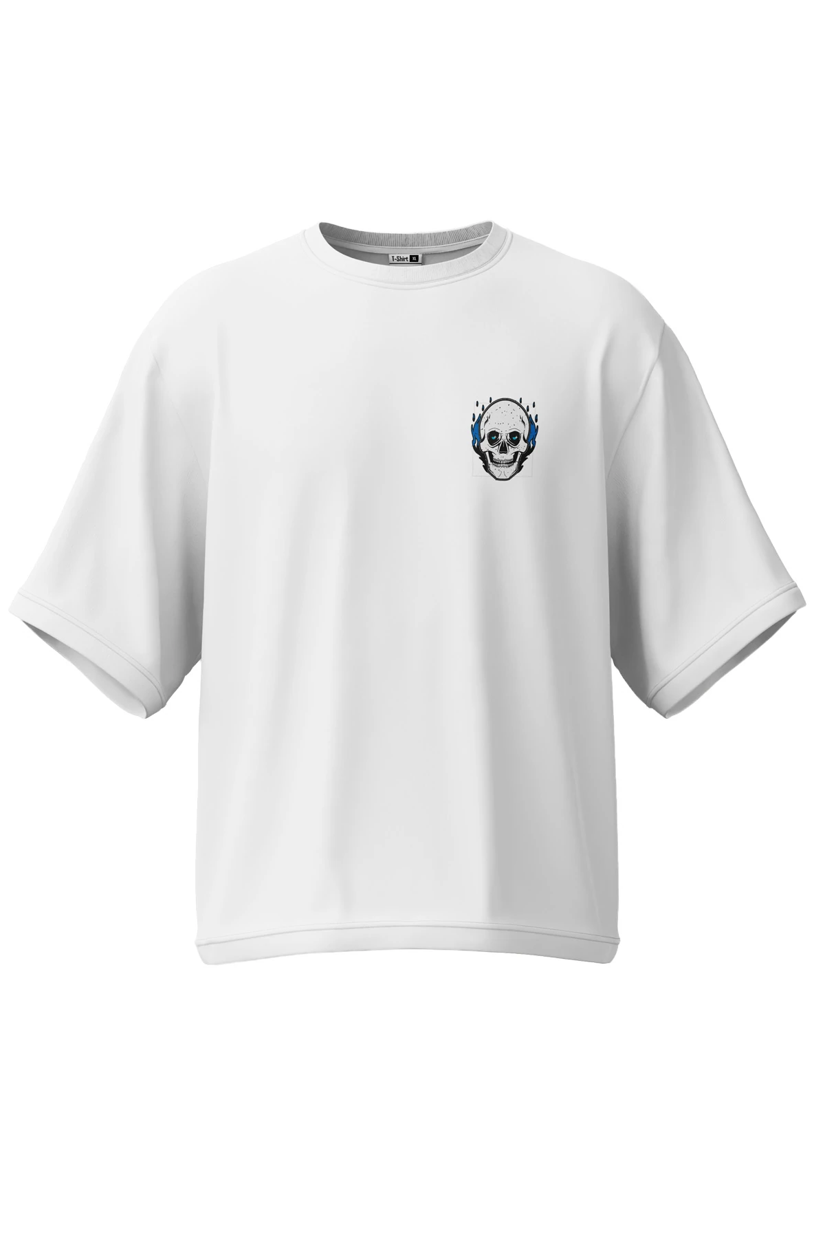 Absurdia “Static Soul” Oversize Tişört (%100 Pamuk, Unisex)