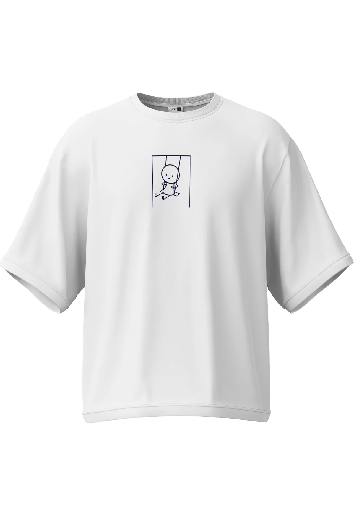 Lumo “Simple Swing” Oversize Tişört (%100 Pamuk, Unisex)