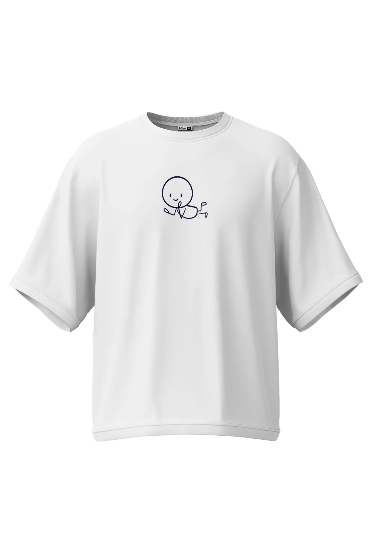 Lumo “Simple Relax” Oversize Tişört (%100 Pamuk, Unisex)