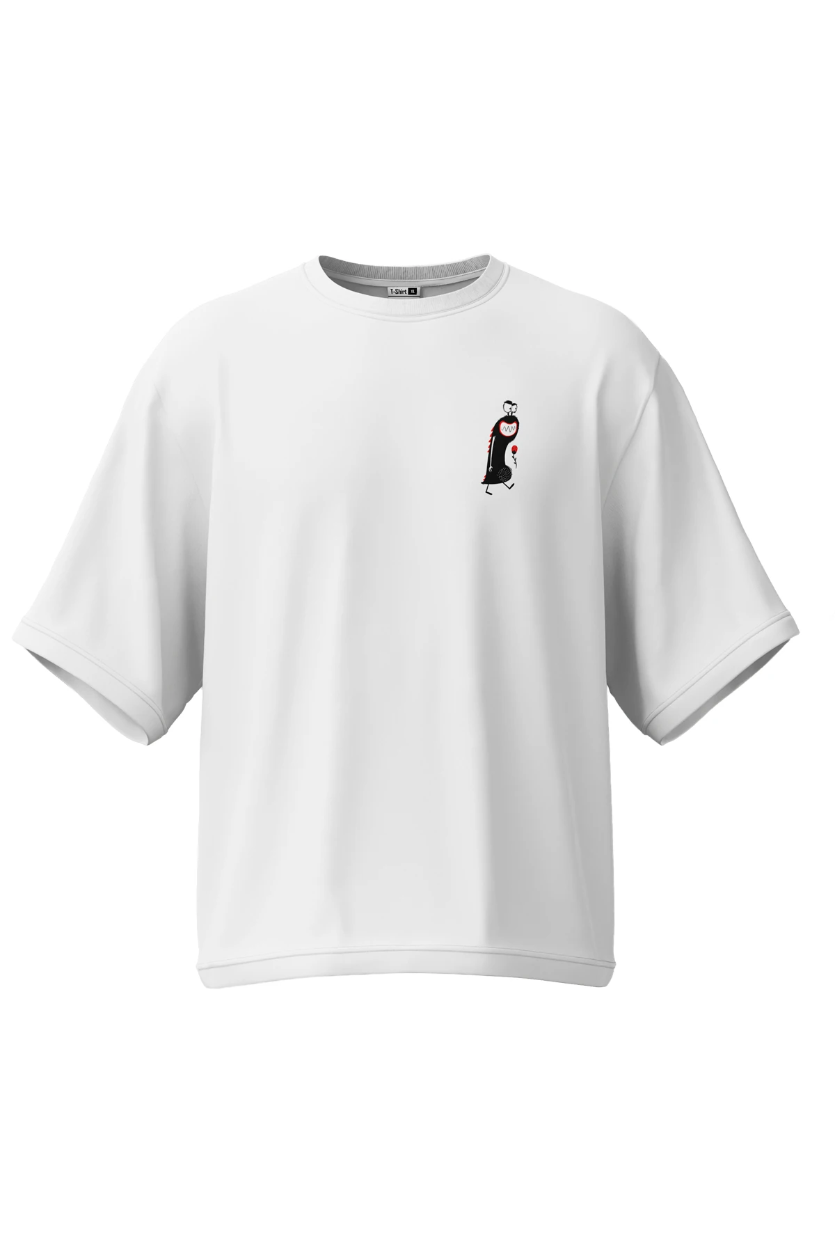 Oddkind “Vampire Love” Oversize Tişört (%100 Pamuk, Unisex)