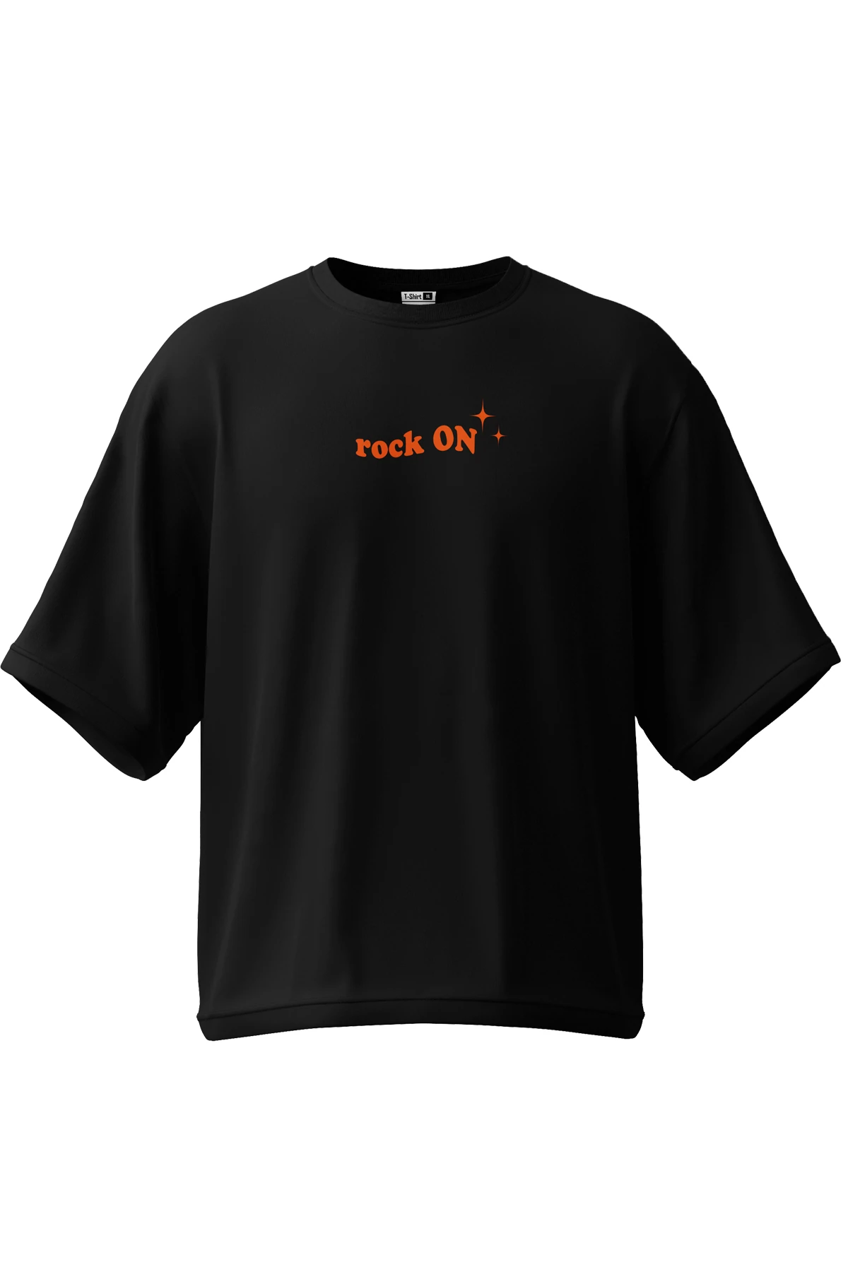 Humo “Rock On” Oversize Tişört (%100 Pamuk, Unisex)