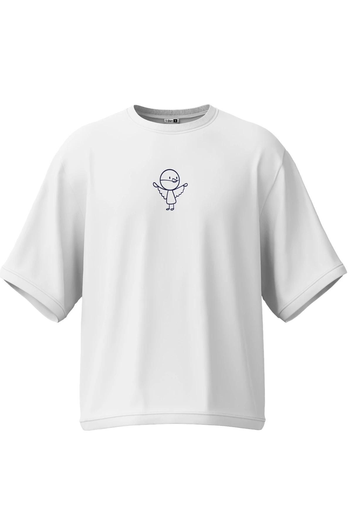 Lumo “Simple Pilot” Oversize Tişört (%100 Pamuk, Unisex)