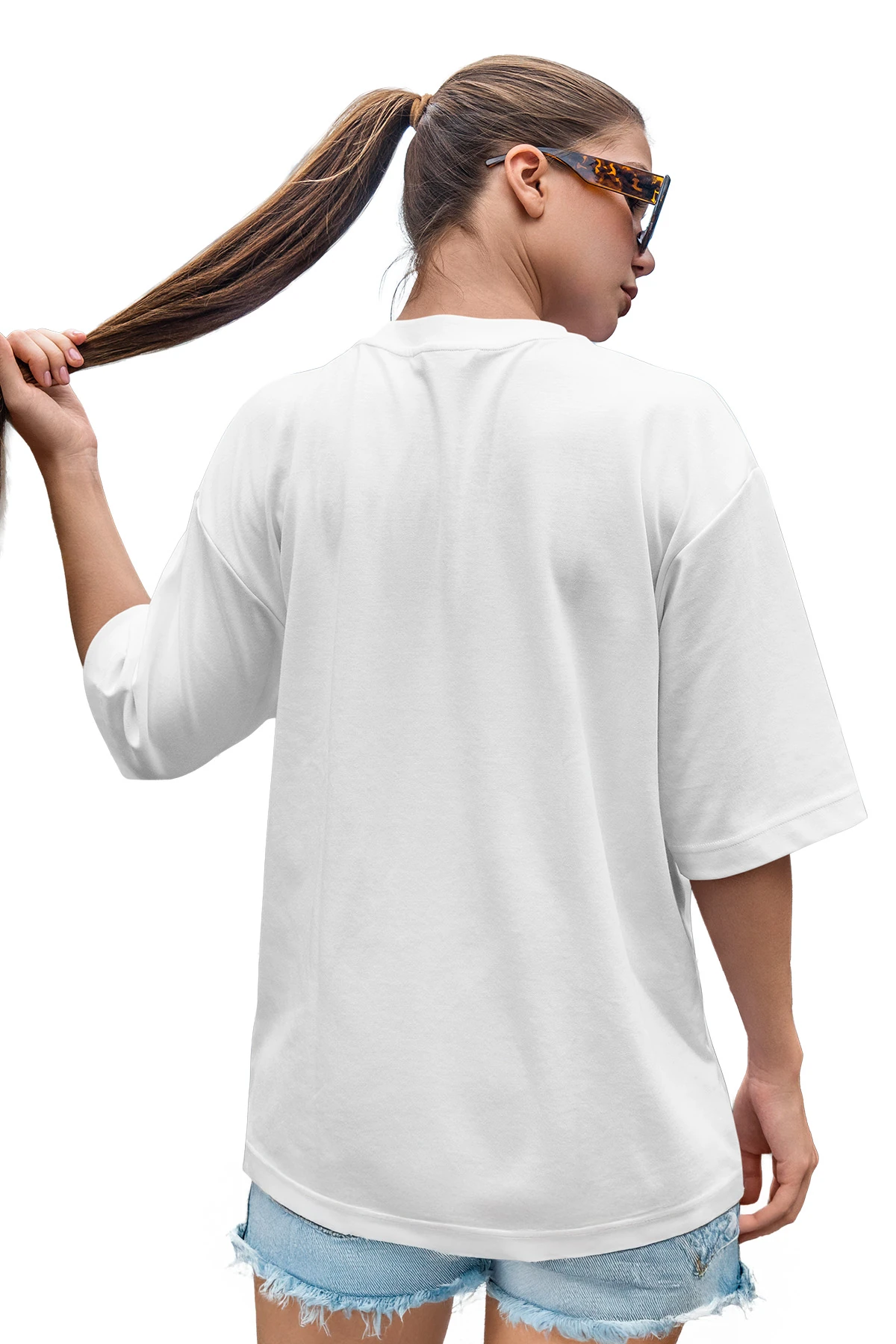 Absurdia “Absurd Gaze” Oversize Tişört (%100 Pamuk, Unisex)