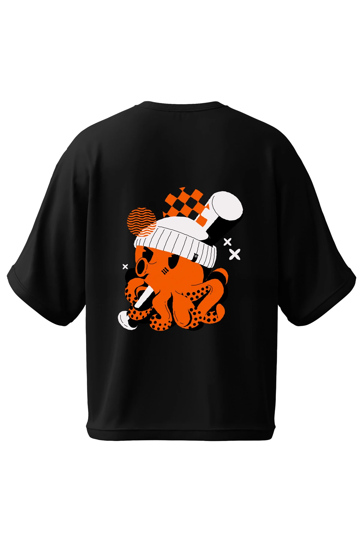 Humo “Strike Octo” Oversize Tişört (%100 Pamuk, Unisex)