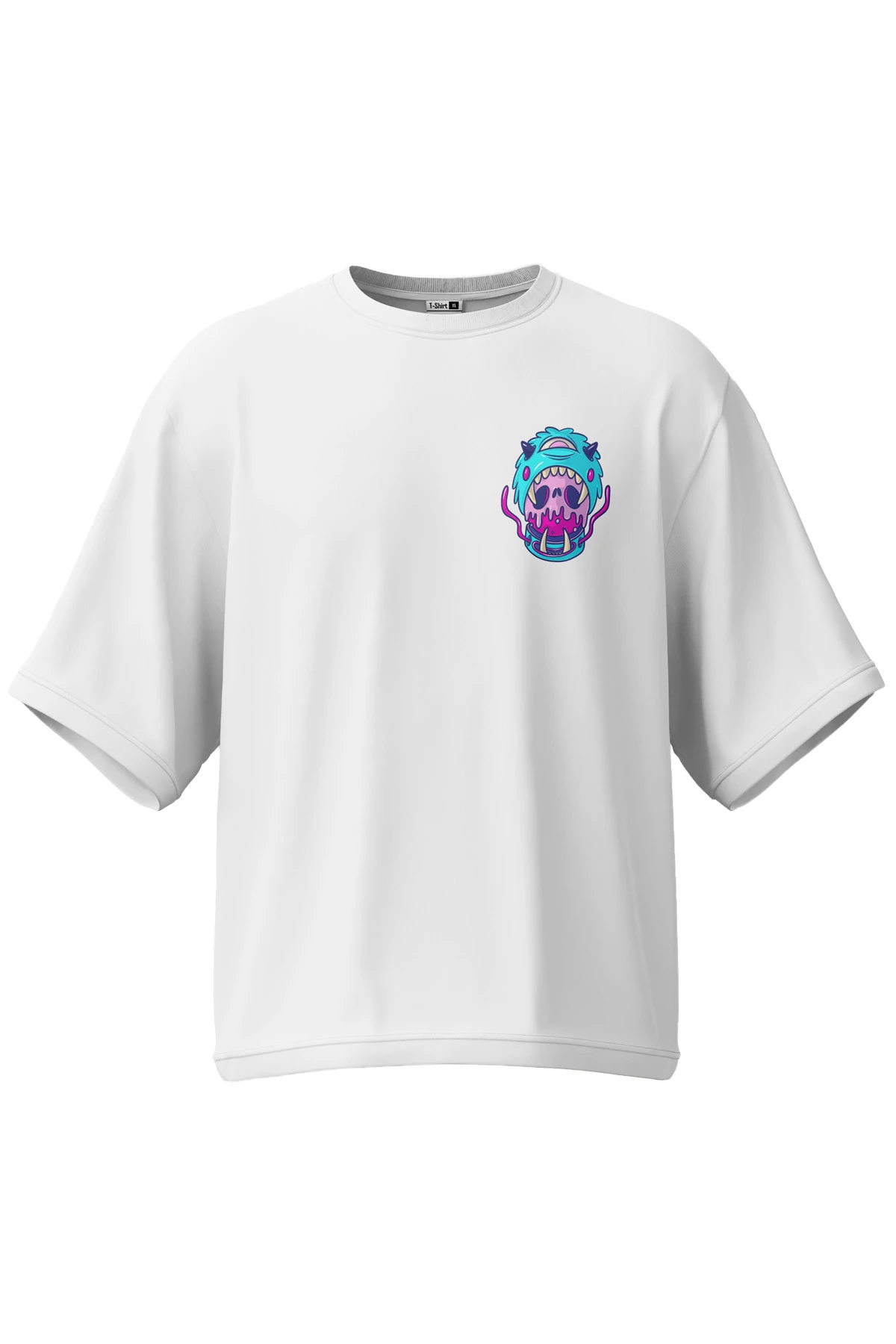 Void “Acid Maw” Oversize Tişört – %100 Pamuk, Unisex