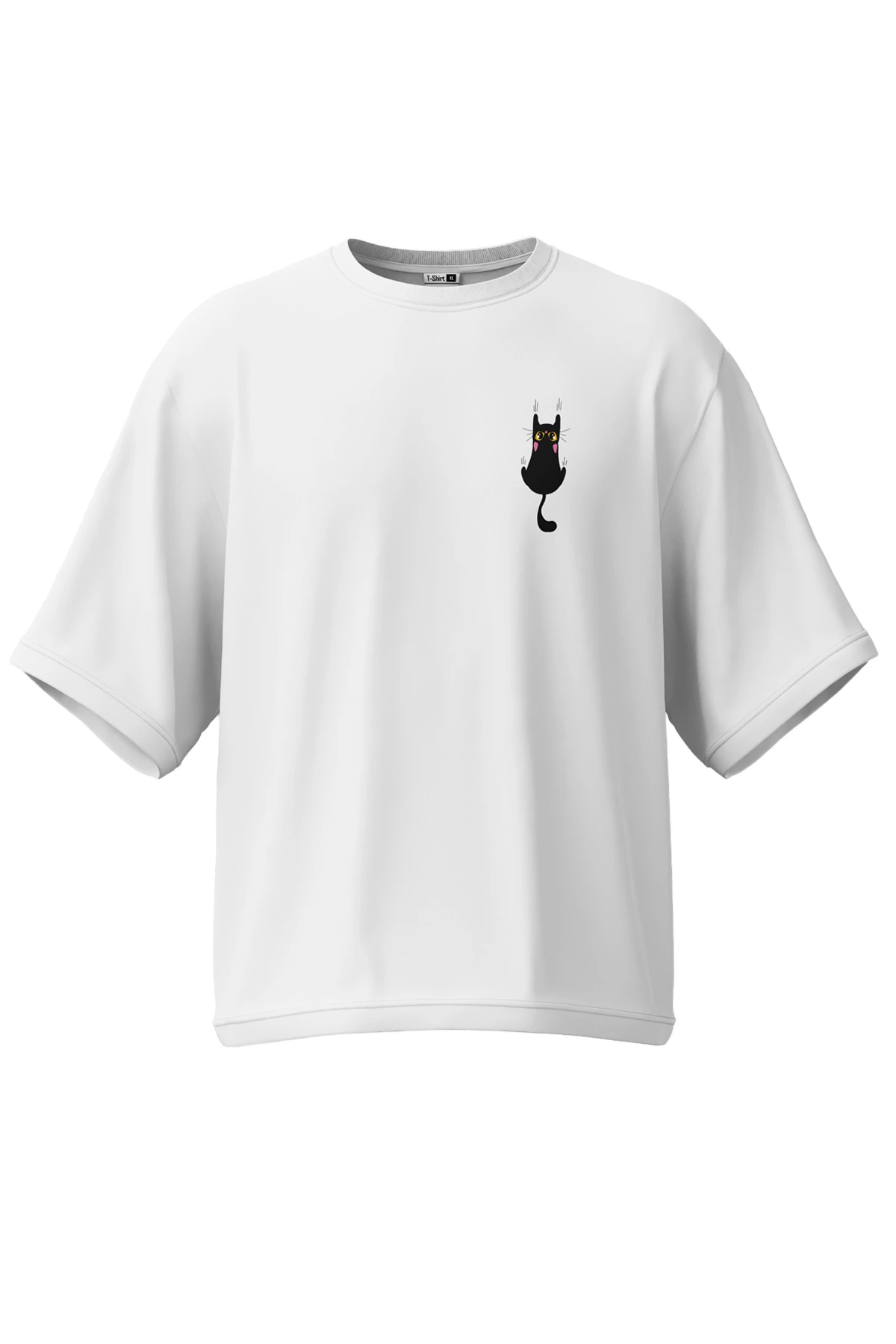 Witchlight “Claws Cat” Oversize Tişört (%100 Pamuk, Unisex)