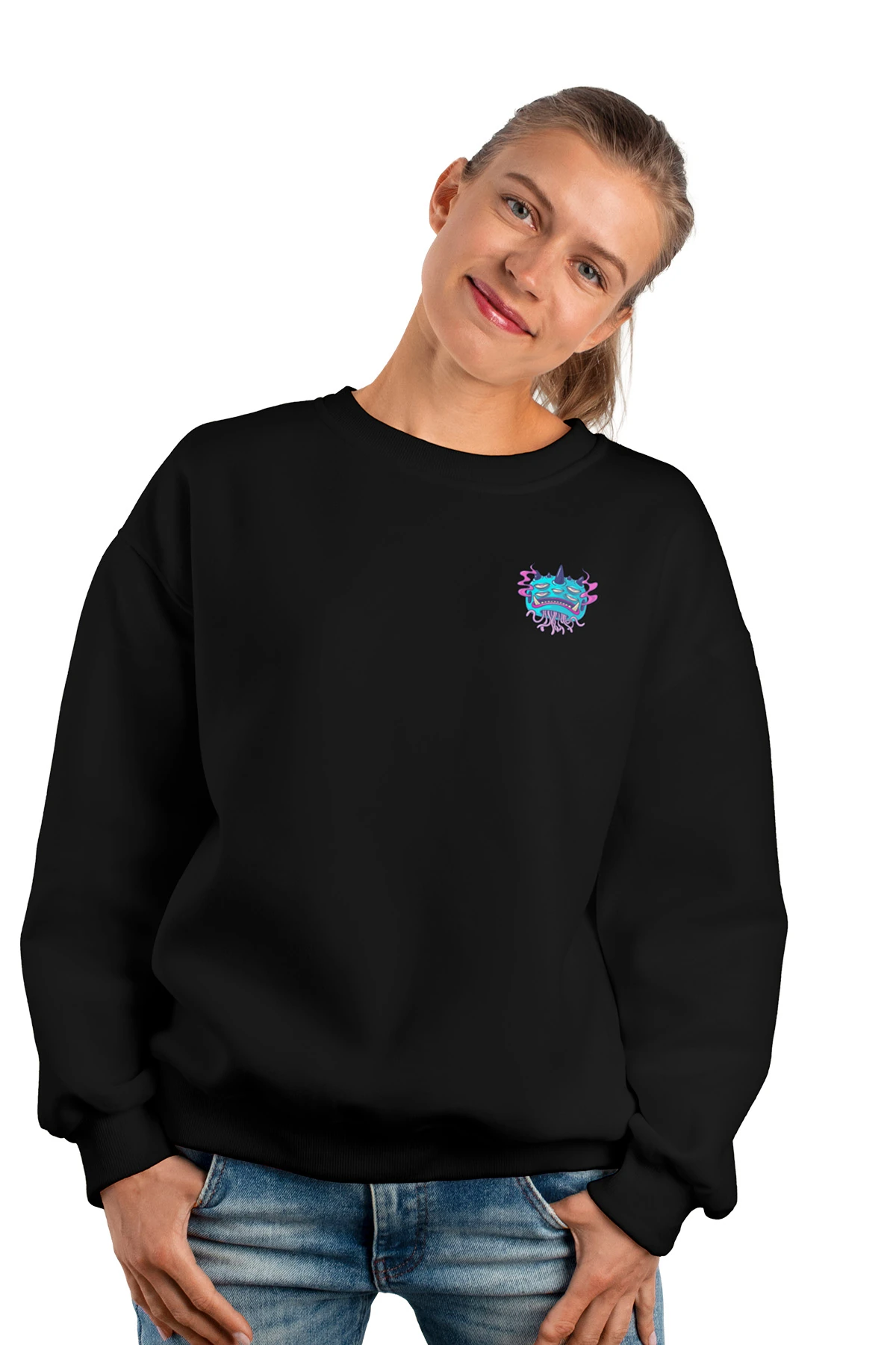 Void “Oni Vapor Mini” Oversize Sweatshirt (%100 Pamuk, Unisex)