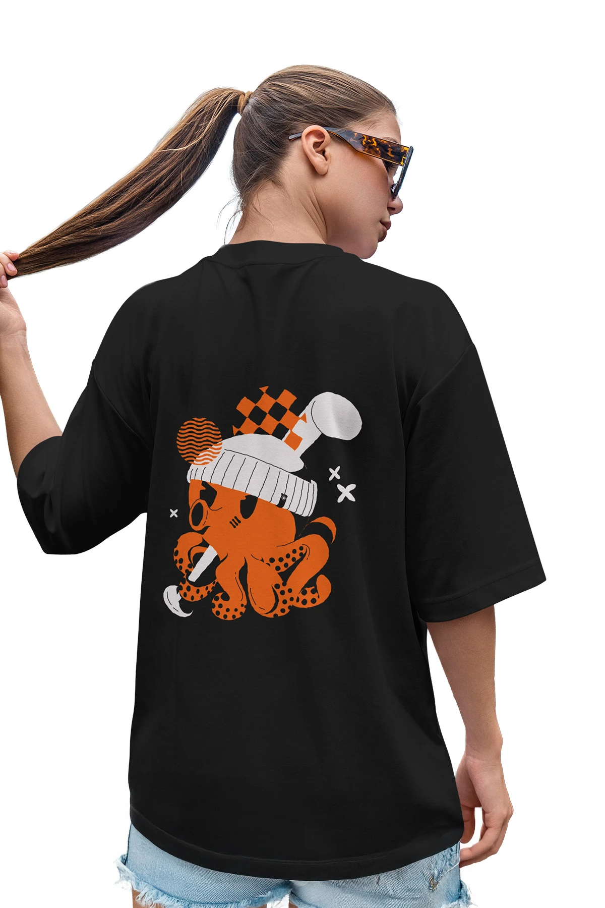 Humo “Strike Octo” Oversize Tişört (%100 Pamuk, Unisex)