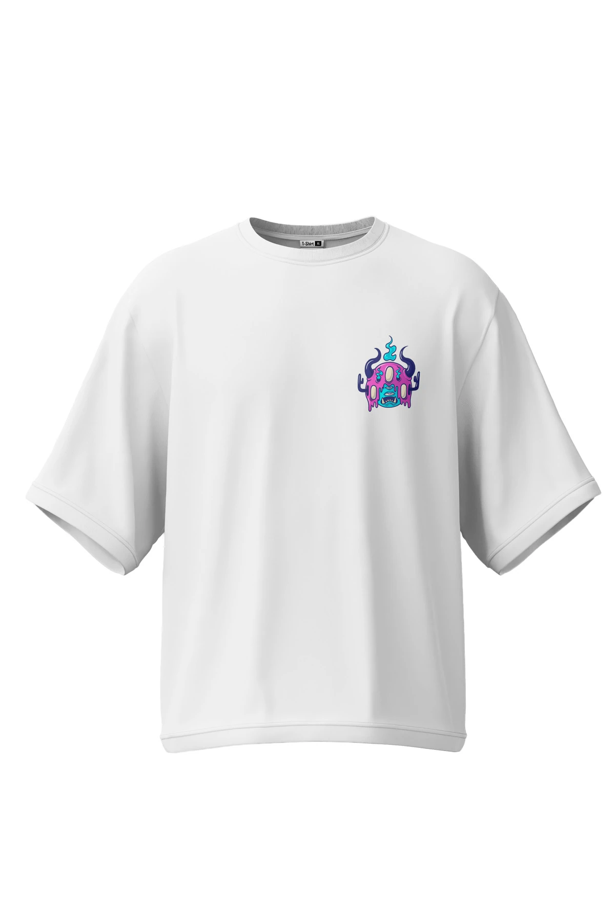 Void “Oni Glow Mini” Oversize Tişört (%100 Pamuk, Unisex)