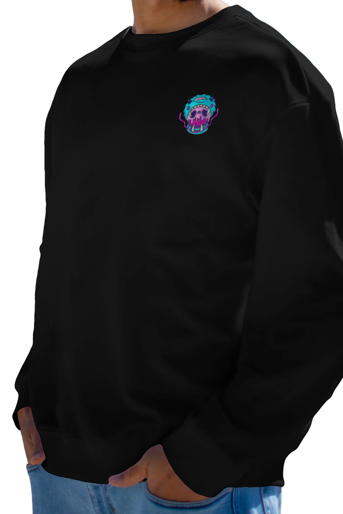 Void “Acid Maw” Oversize Sweatshirt (%100 Pamuk, Unisex)