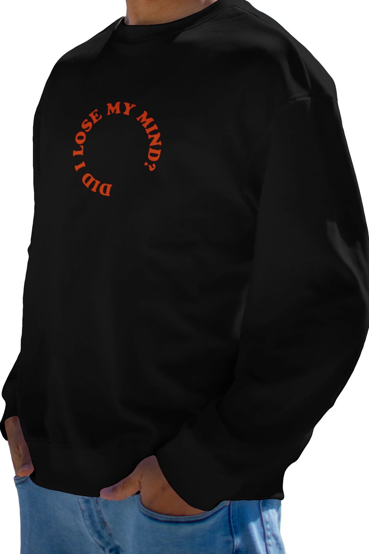 Humo “Drip Smile” Oversize Sweatshirt (%100 Pamuk, Unisex)