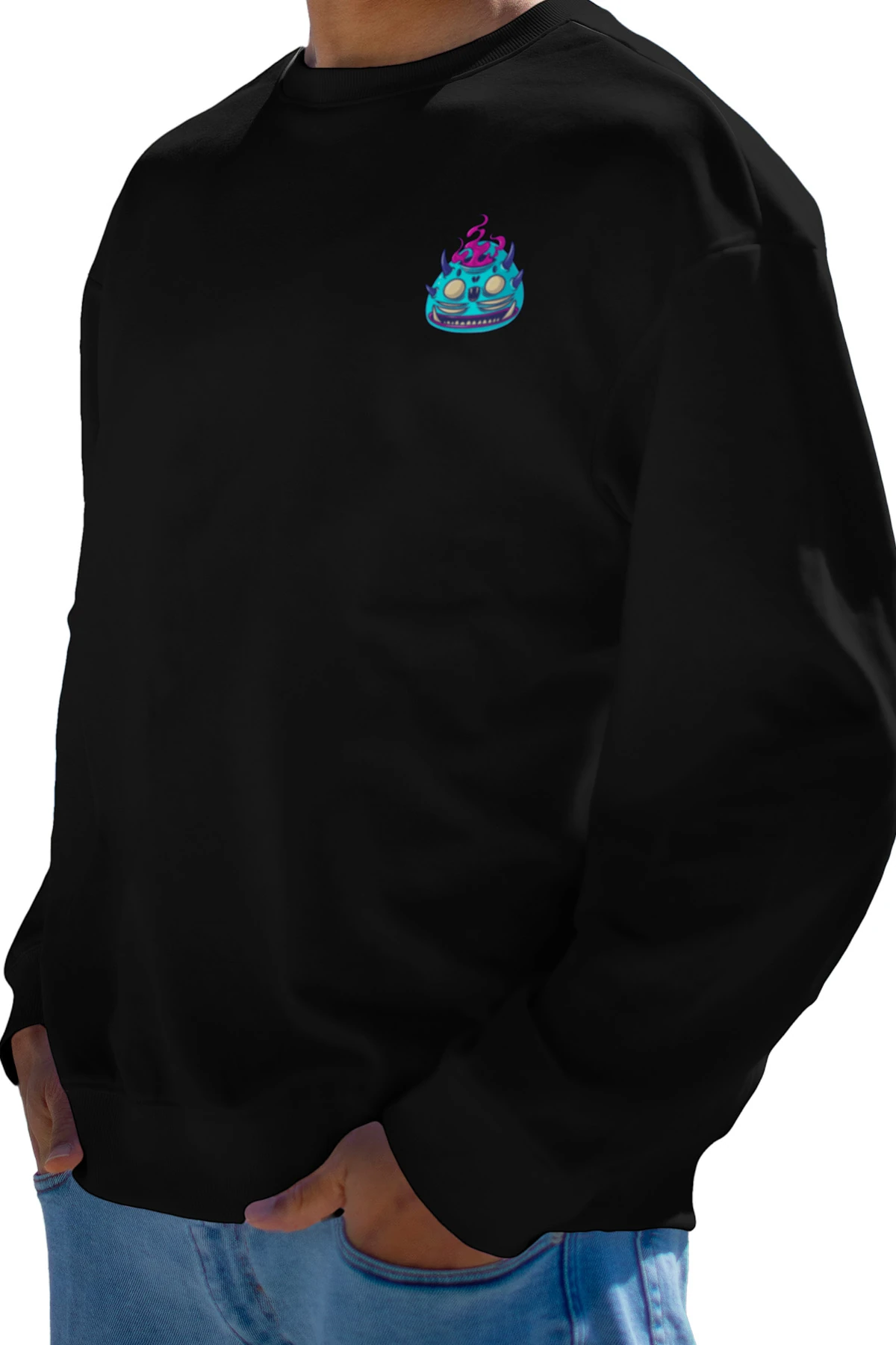 Void “Plasma Oni” Oversize Sweatshirt (%100 Pamuk, Unisex)