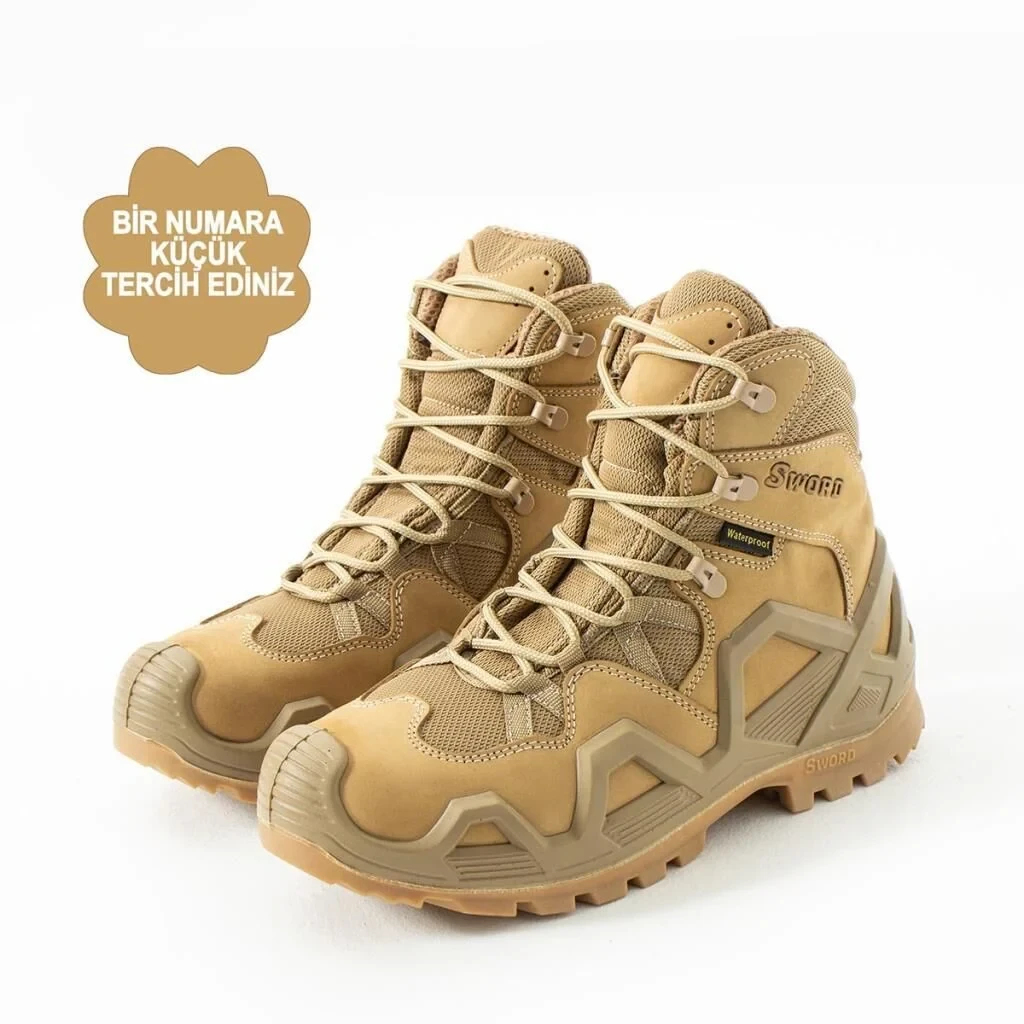 Single Sword SS611 Su Geçirmez Tactical Askeri/Outdoor Bot (Kaydırmaz Dişli Taban)