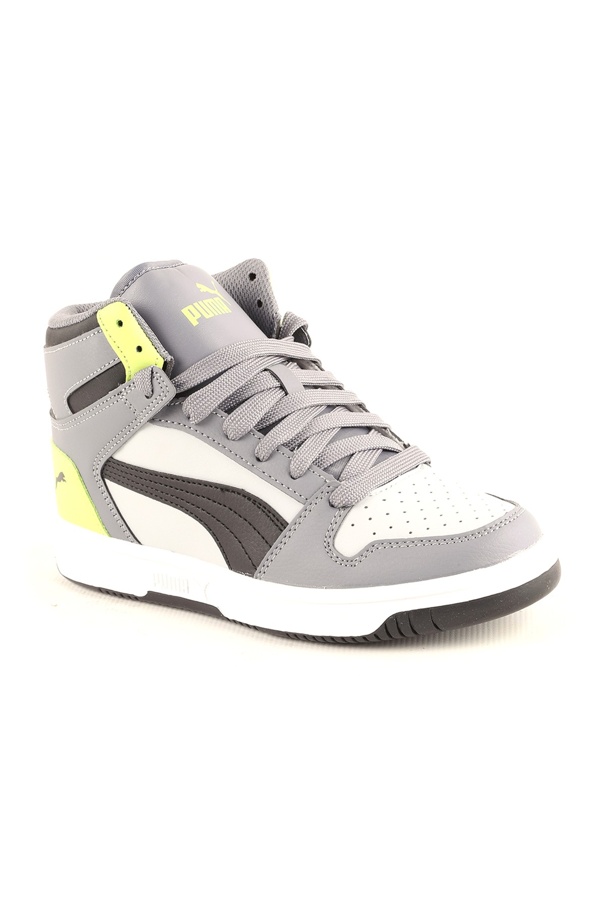 PUMA 370486 REBOUND LAYUP SL JR - GRİ-YEŞİL