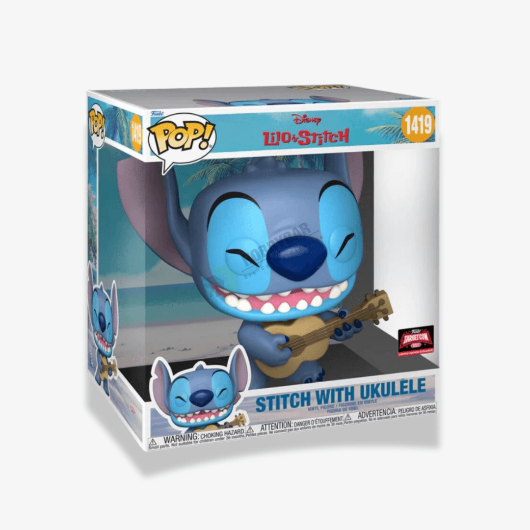 Disney - Deluxe Stitch With Ukelele  (25.5 cm)