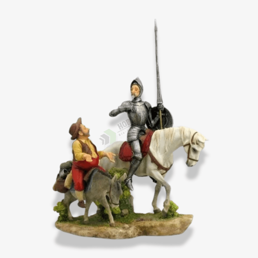 Carvantes - Don Kişot ve Sanço Panza - 35 cm