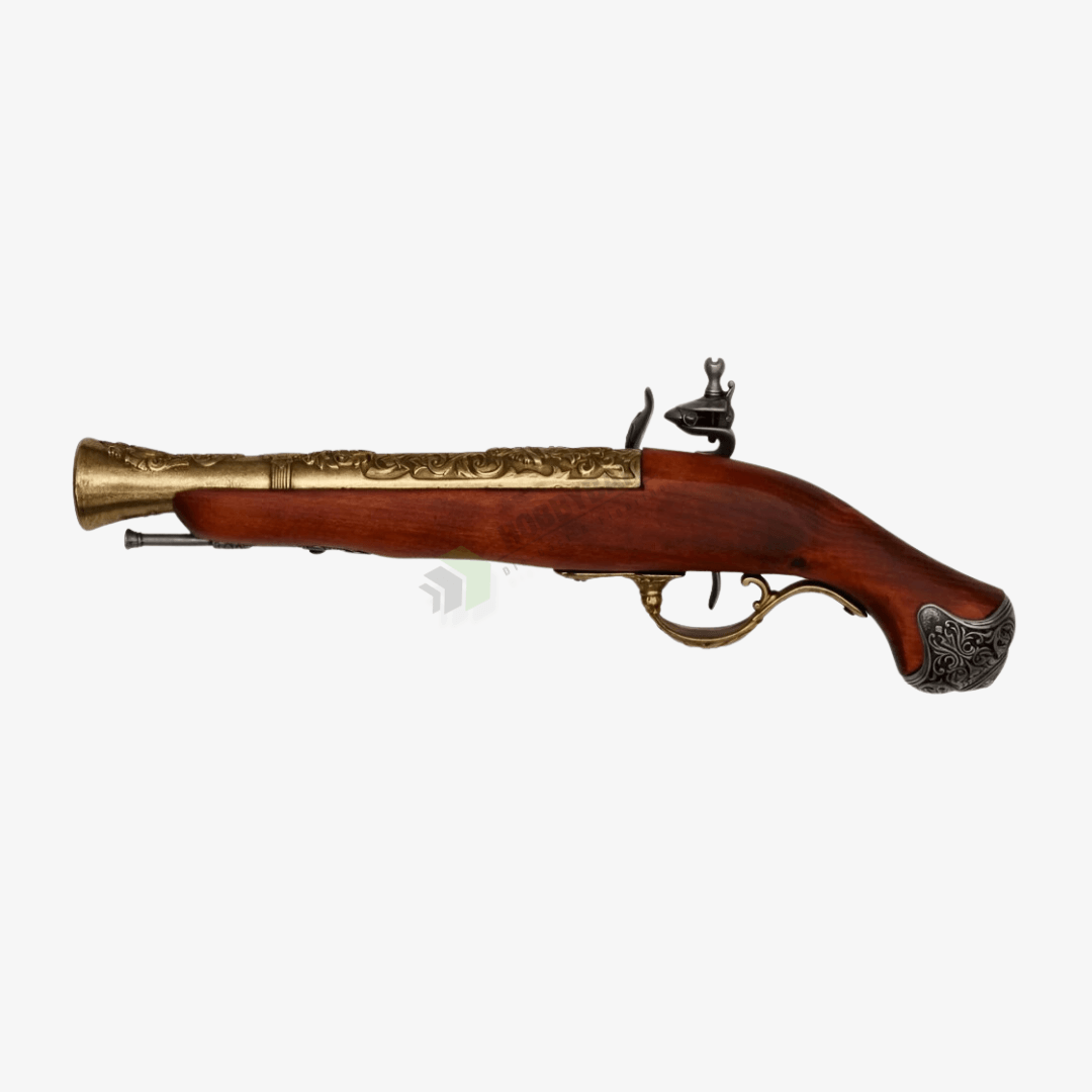 Flintlock Tabanca ENG 18.Yüzyıl - Dekoratif