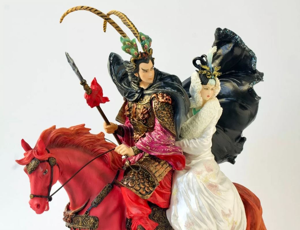 Üç Krallık Lu Bu ve Diao Chan - 33 cm