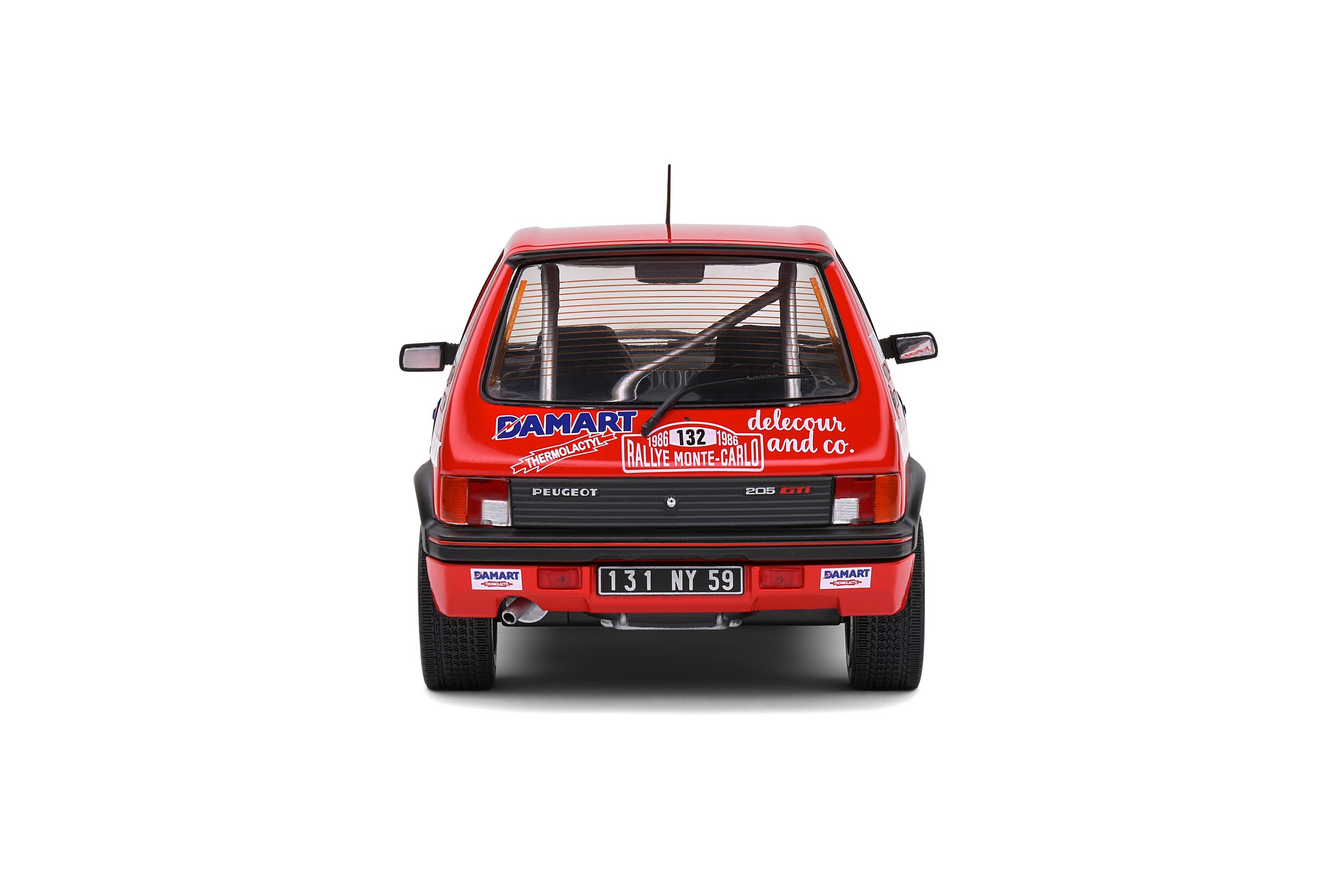 1986 Peugeot 205 GTI - Rallye Monte Carlo - #132 Delecour / Pauwels