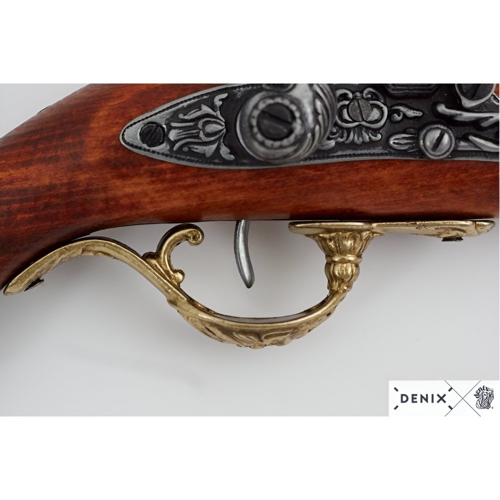 Flintlock Tabanca ENG 18.Yüzyıl - Dekoratif