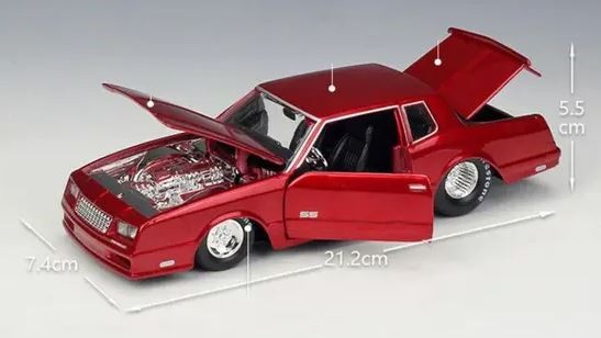 1986 Chevrolet Monte Carlo SS - Ölçek : 1/24