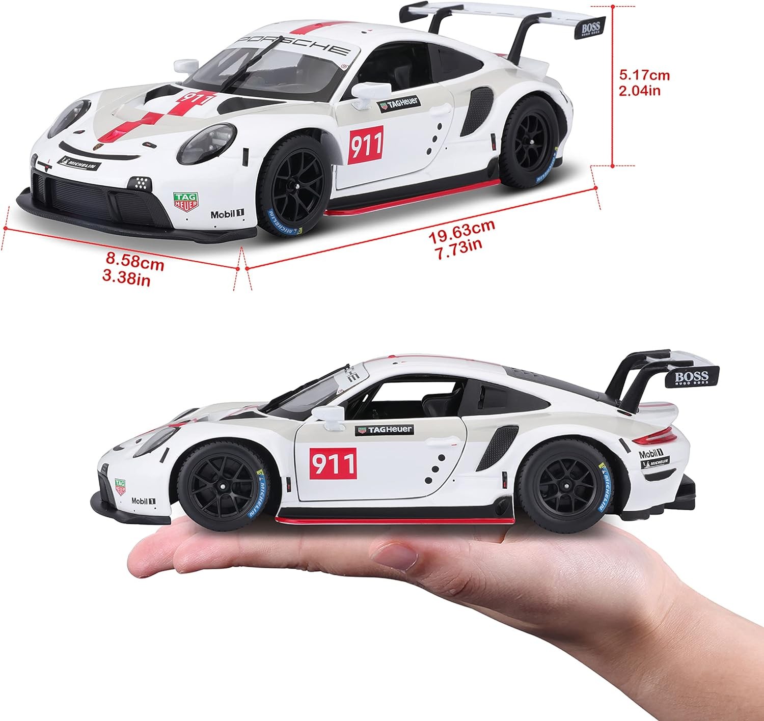 2017 Porsche 911 RSR - Ölçek : 1/24