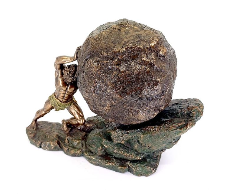 Sisyphus - Sonsuz Mücadelenin Sembolü - 28.5 cm