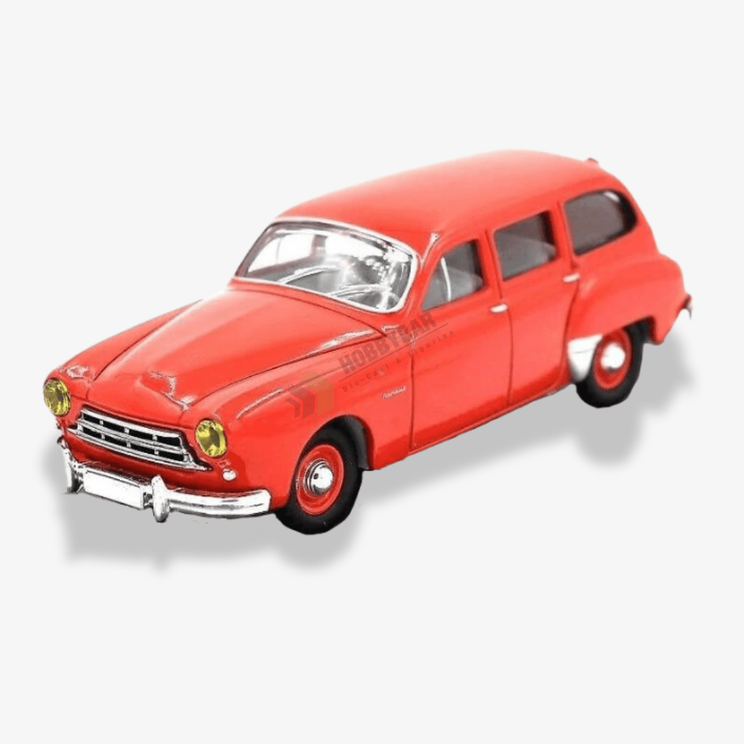 1956 Renault Fregate Domine Break Rouge - Ölçek : 1/43