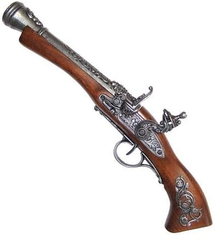 Flintlock Blunderbuss Tabanca 18.Yüzyıl Avusturya - Dekoratif