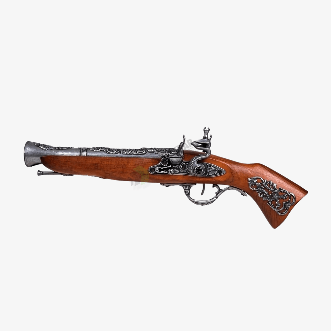 Flintlock Blunderbuss Tabanca 18.Yüzyıl Avusturya - Dekoratif