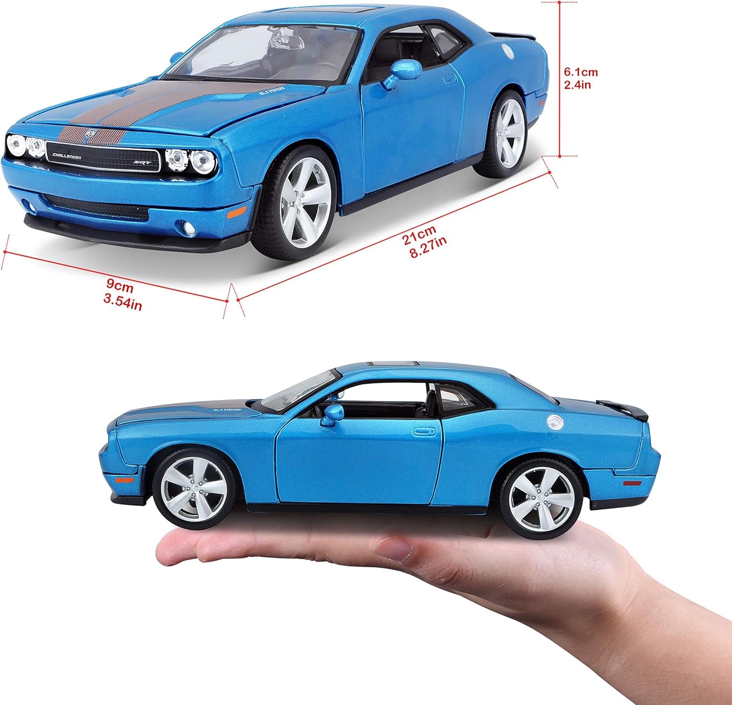 2008 Dodge Challenger SRT8 - Ölçek : 1/24