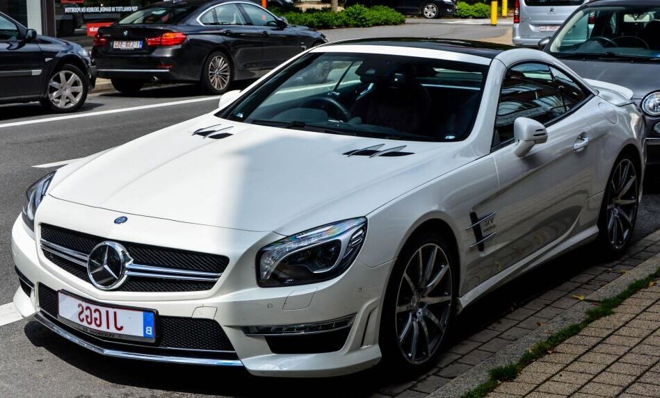 2012 Mercedes Benz SL 65 AMG Hardtop - Ölçek : 1/24