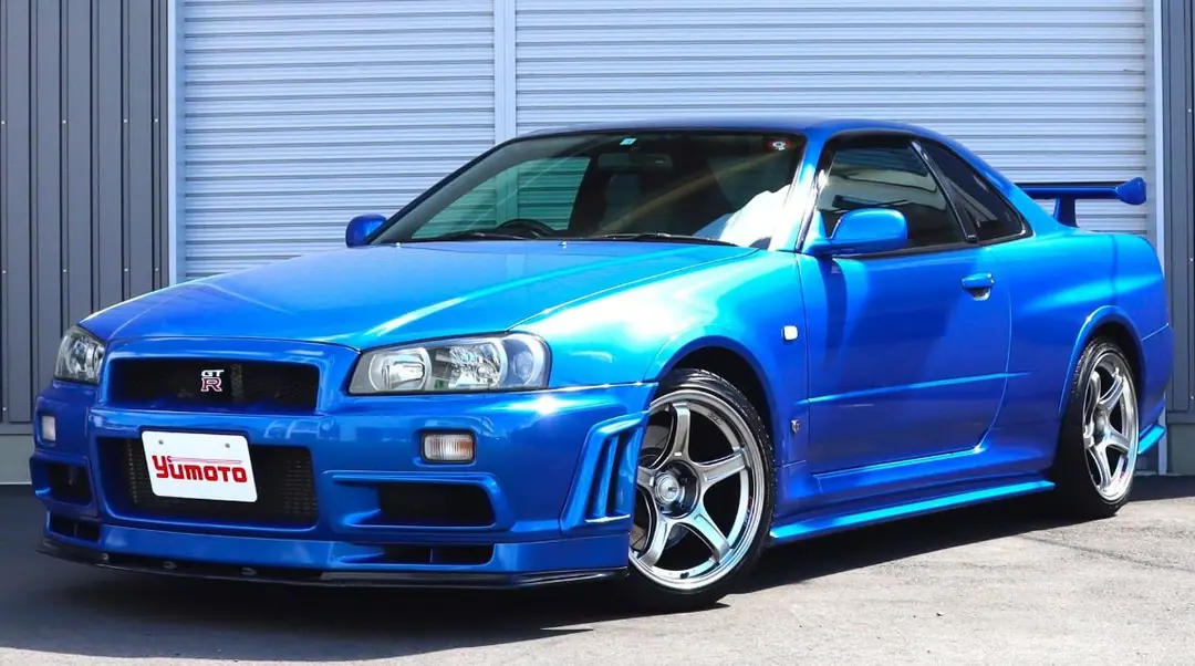 Miniature NISSAN SKYLINE R34 GTR STREETFIGHTER CALSONIC 12 2000 TRIB... 1/18