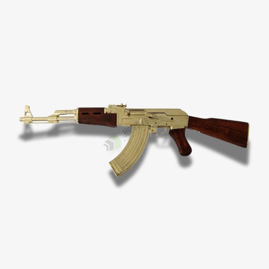 AK-47 Makineli Tüfek Gold Rusya 1947 - Dekoratif